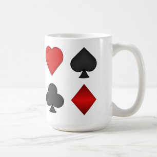 Anzüge der Spielkarte-3D - Kaffee-Tasse #2 Kaffeetasse