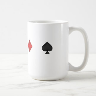 Anzüge der Spielkarte-3D - Kaffee-Tasse Kaffeetasse
