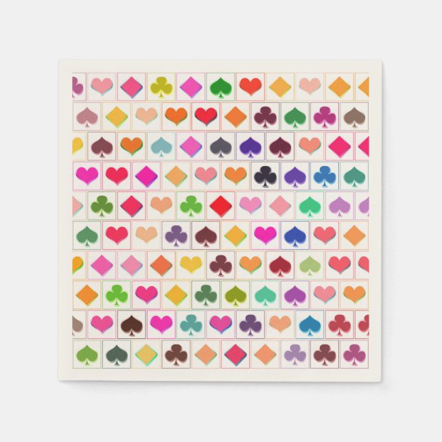 Anzüge spielen serviette (Vorderseite)