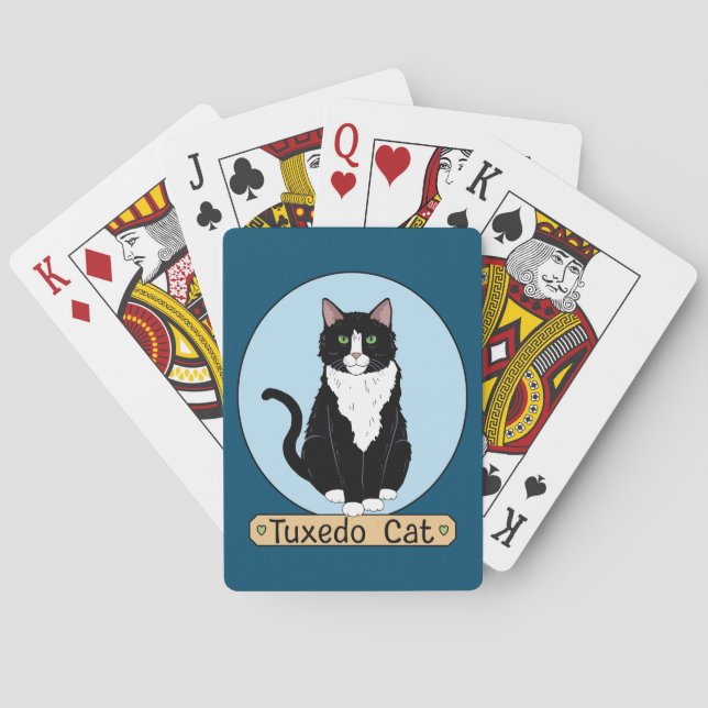 Anzugkatze Spielkarten (Rückseite)