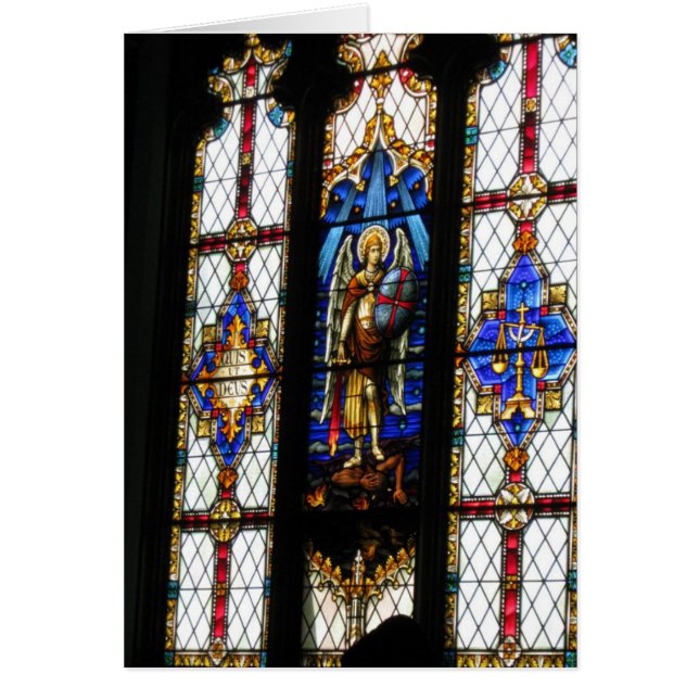 Anzuregen Buntglas (Vorne)