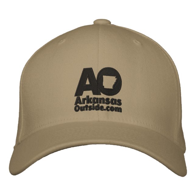 AO bestickte Twill Ballcap bestickt Baseball Bestickte Baseballkappe (Vorderseite)