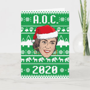 AOC 2020 Hässliches Weihnachten Karte