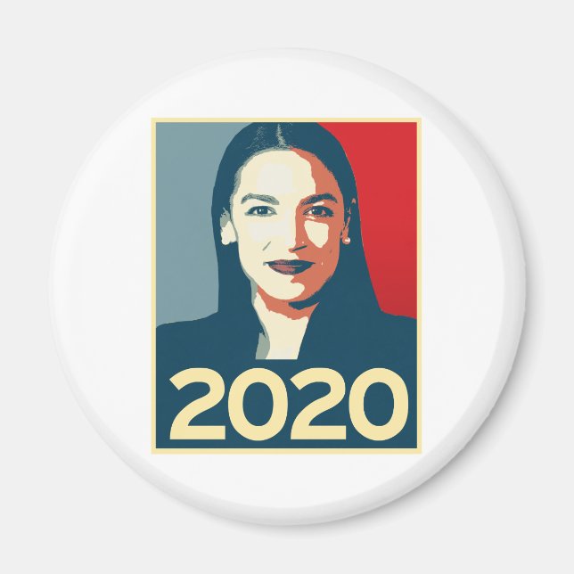 AOC 2020 Propaganda Magnet (Vorne)