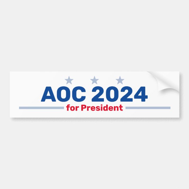 AOC 2024 Autoaufkleber (Vorne)