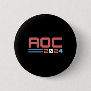 Aoc 2024 US-Präsident America Premium Button