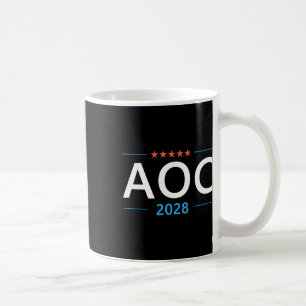AOC 2028 Alexandria Ocasio-cortez für Präsident de Kaffeetasse