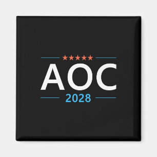 AOC 2028 Alexandria Ocasio-cortez für Präsident de Magnet