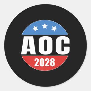 AOC 2028 Premium Runder Aufkleber