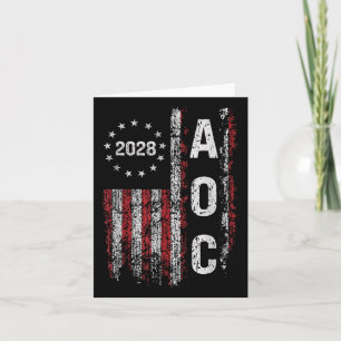 Aoc Alexandria Ocasio Cortez 2028 für Präsident El Karte