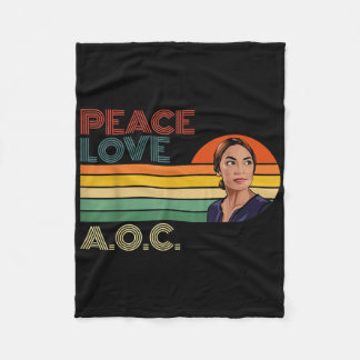 Aoc Alexandria Ocasio-cortez First Female Presiden Fleecedecke