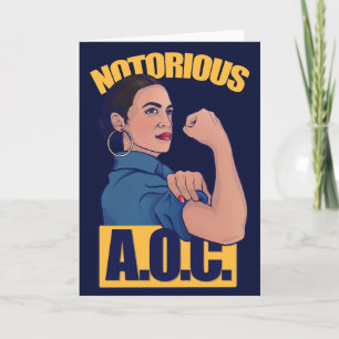 AOC alexandria ocasio cortez retro rosie Karte