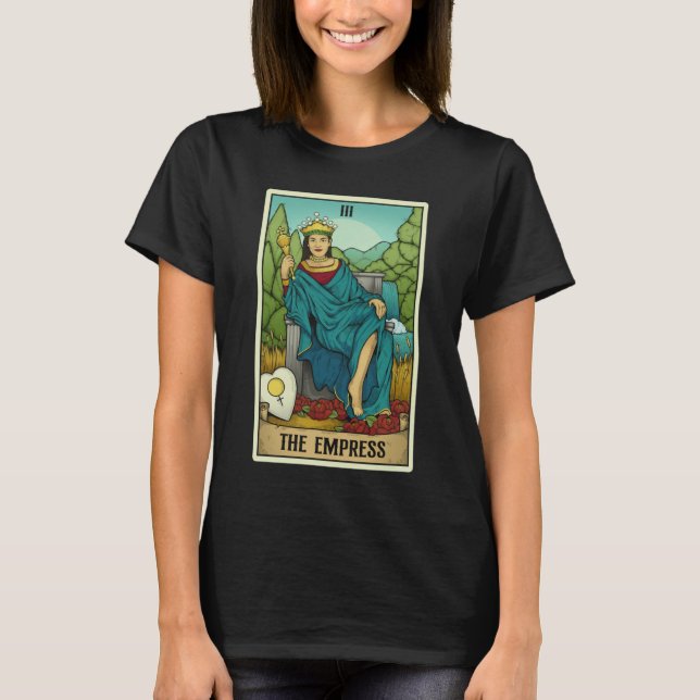 AOC Empress Tarot Card Halloween Costume  AOC 2024 T-Shirt (Vorderseite)