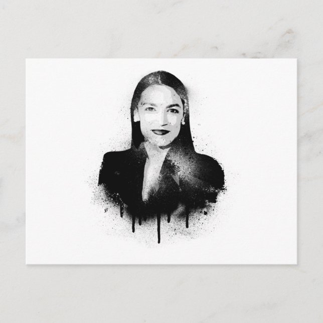 AOC Graffiti-Kunst Postkarte (Vorderseite)