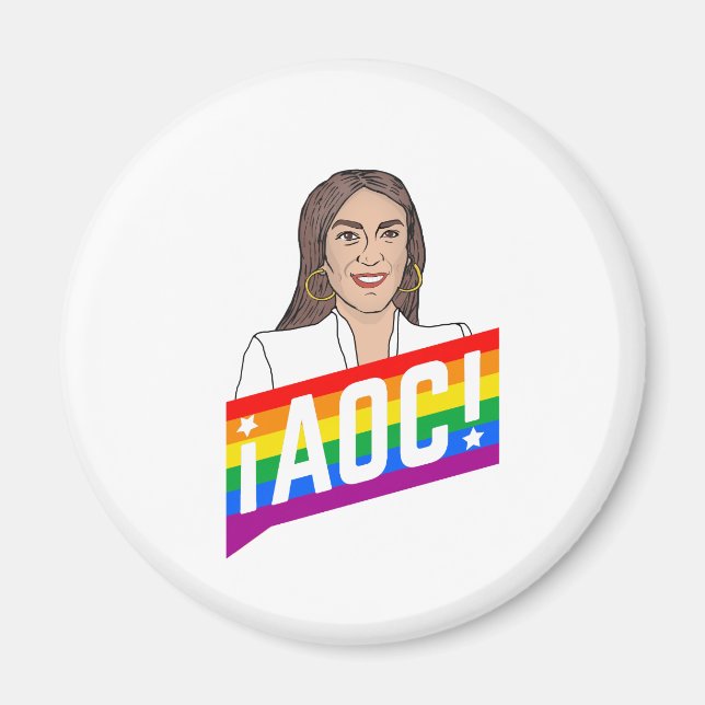 AOC LGBT STOLZ MAGNET (Vorne)