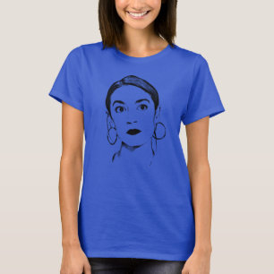 AOC Ohrringe Schwarze Silhouette T-Shirt