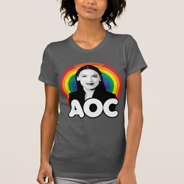 AOC-Regenbogen T-Shirt (Vorderseite)