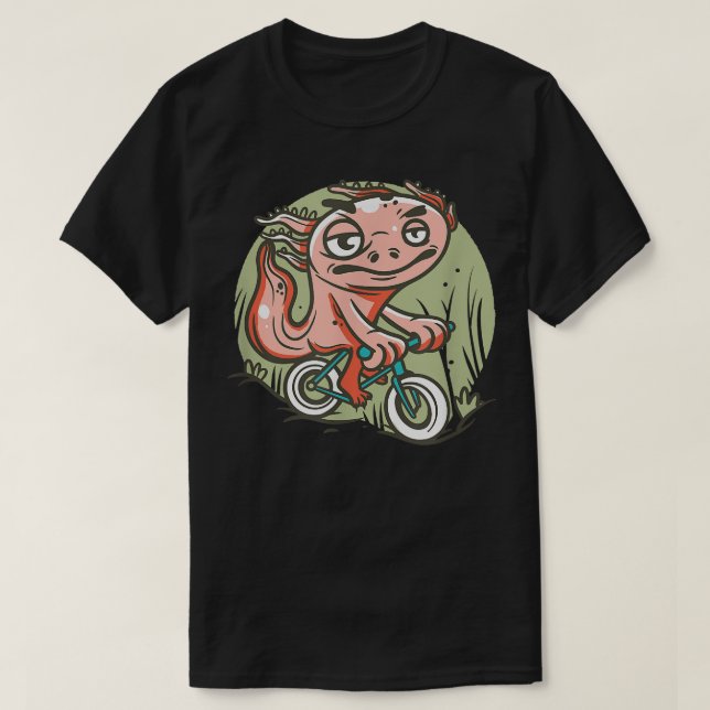 Aolotl Fahrrad Niedlich Aolotls Kawaii Japan A T-Shirt (Design vorne)