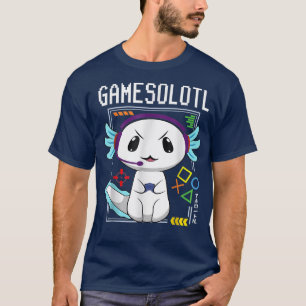 Aolotl Gamesolotl Gamer Aolotl Spielvideospiele T-Shirt