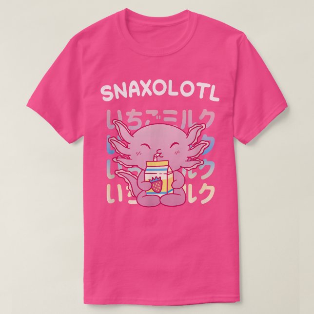 Aolotl Snaolotl Süßigkeiten Trinken Niedliche Aolo T-Shirt (Design vorne)