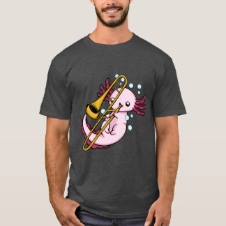Aolotl spielt Posaune Marching Band vintage T-Shirt