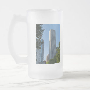 Aon Center Chicago Mattglas Bierglas