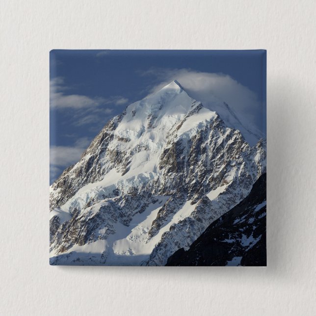 Aoraki Mount Cook, Mackenzie Country, South 2 Button (Vorderseite)