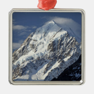 Aoraki Mount Cook, Mackenzie Country, South 2 Ornament Aus Metall