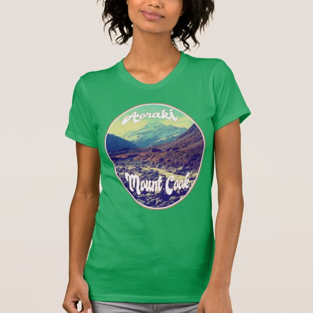 Aoraki: Mount Cook, Mountain, Neuseeland T-Shirt (Vorderseite)
