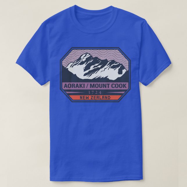 Aoraki Mount Cook T-Shirt (Design vorne)