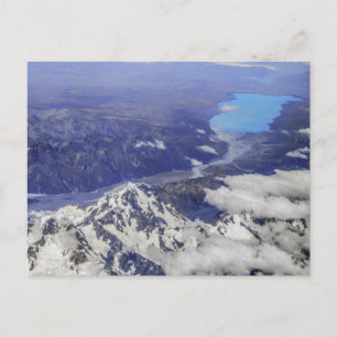 Aoraki Mount Cook und Lake Pukaki, Neuseeland Postkarte