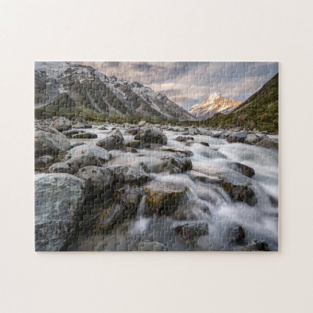 Aoraki Mt. Koch-Nationalpark | Neuseeland Puzzle (Horizontal)