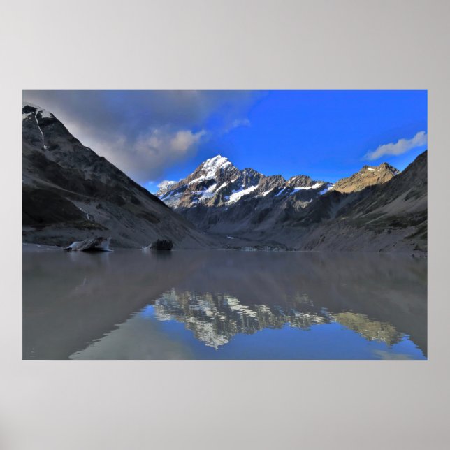 Aoraki Reflection Poster (Vorne)