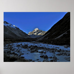Aoraki und Tal Poster