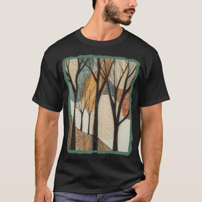 AOS_47 Abstrakt Art T-Shirt (Vorderseite)