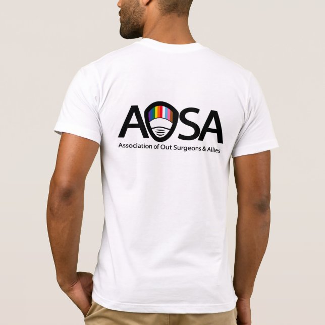 AOSA-T - Shirt (Vorder- und Rückseite des Logos) (Rückseite)