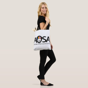 AOSA-Tasche (weiß, beide Seiten-Logo)