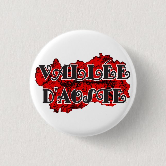Aostatal Button (Vorderseite)