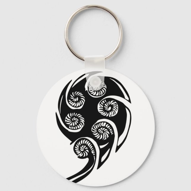 aotearoa koru design schlüsselanhänger (Vorderseite)