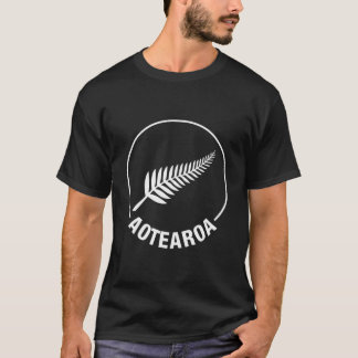 Aotearoa Neuseeland Silver Fern Kiwi Maori Nz Spo T-Shirt
