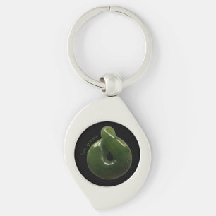 Aotearoa NZ Greenstone Pounamu Drehung Geschenk Sc Schlüsselanhänger