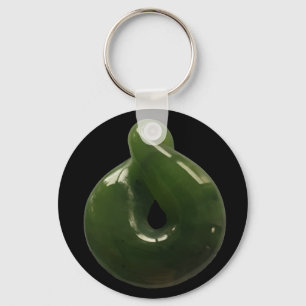 Aotearoa NZ Greenstone Pounamu Drehung Geschenk Sc Schlüsselanhänger