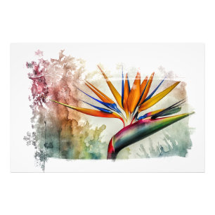 *~* AP10 Bird of Paradise Art Painting #18 Fotodruck