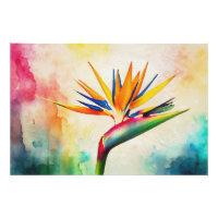 *~* AP10 Bird of Paradise Art Painting #21