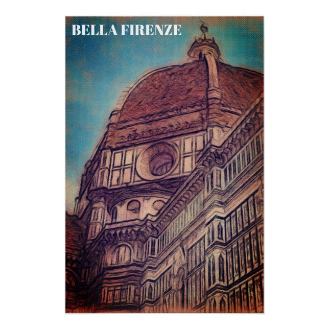 ** AP12 DUOMO Kirche Florenz Italien Poster (Vorderseite)