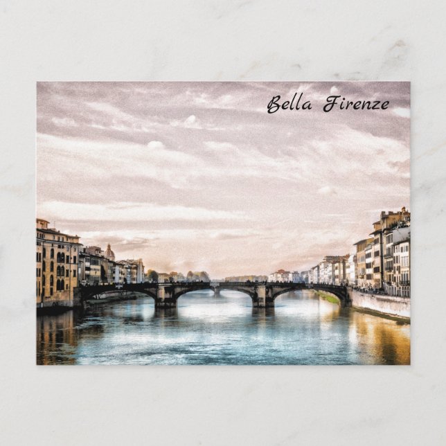 ** AP12 Florenz Italien Italienische Sprache Postkarte (Vorderseite)