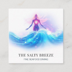 *~* AP13 90 Heilung Strand WAVE Geburt der Venus Quadratische Visitenkarte