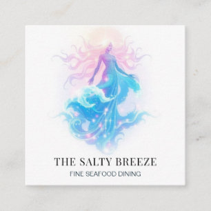 *~* AP13 Heilung 80 Beach WAVE Geburt der Venus Quadratische Visitenkarte