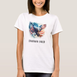 *~* AP16 American Flag USA Bald Detaillierte EAGLE T-Shirt