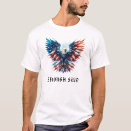 *~* AP16 Detailed American Flag USA . Bald EAGLE T-Shirt